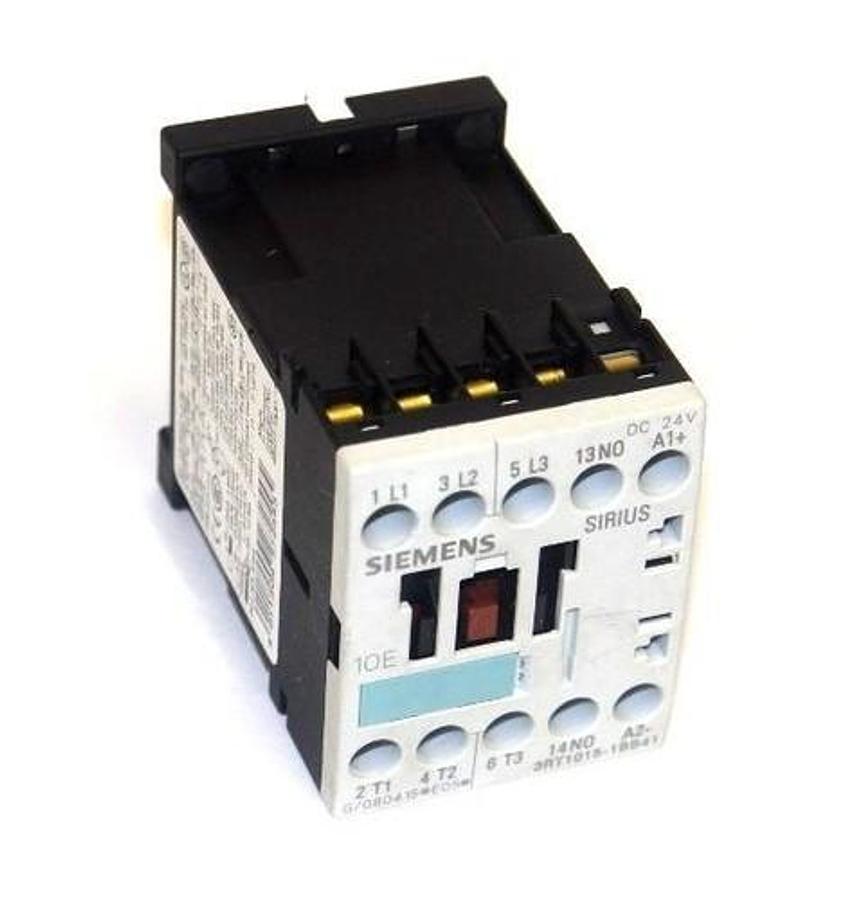 Used SIEMENS 3RT1015-1BB41 CONTACTOR NON REV, S00, 7A, 24 VDC, 3ZX1012-0RH11-1AA1