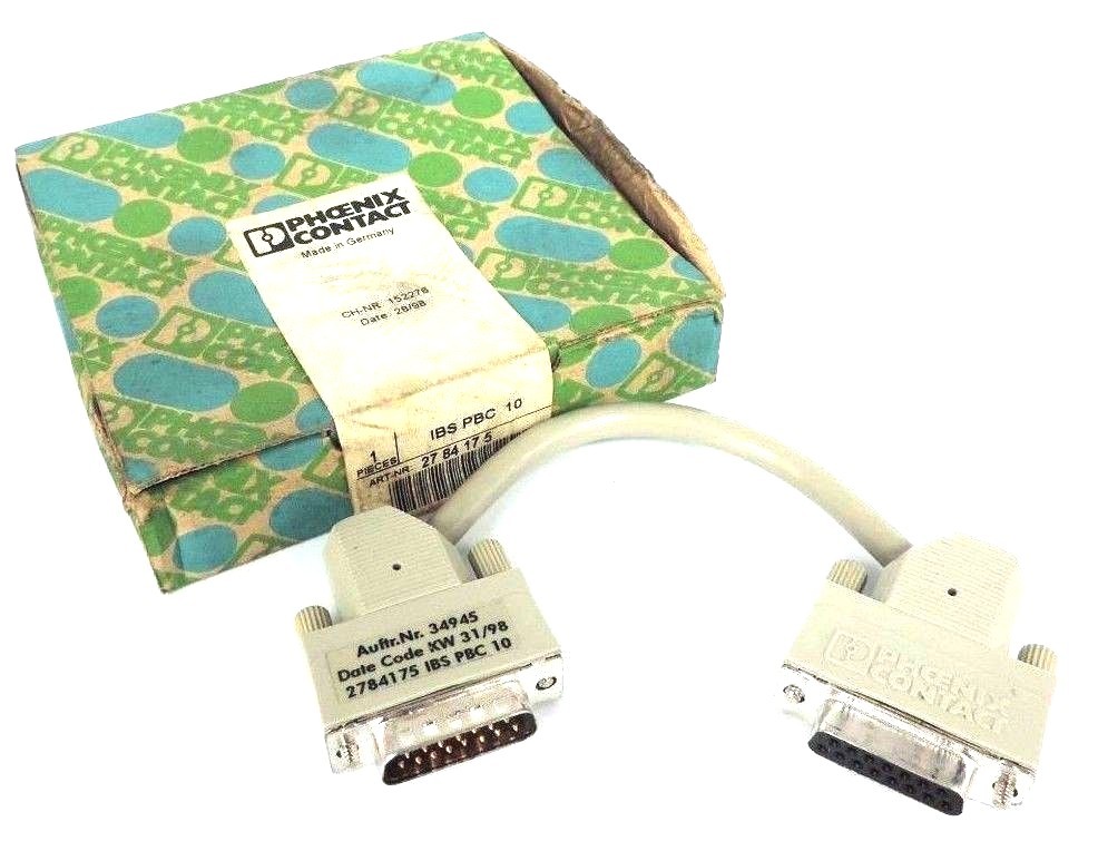 Used NIB PHOENIX CONTACT 2784175 CABLE I/O BUS CH-NR 152276 IBS PBC 10