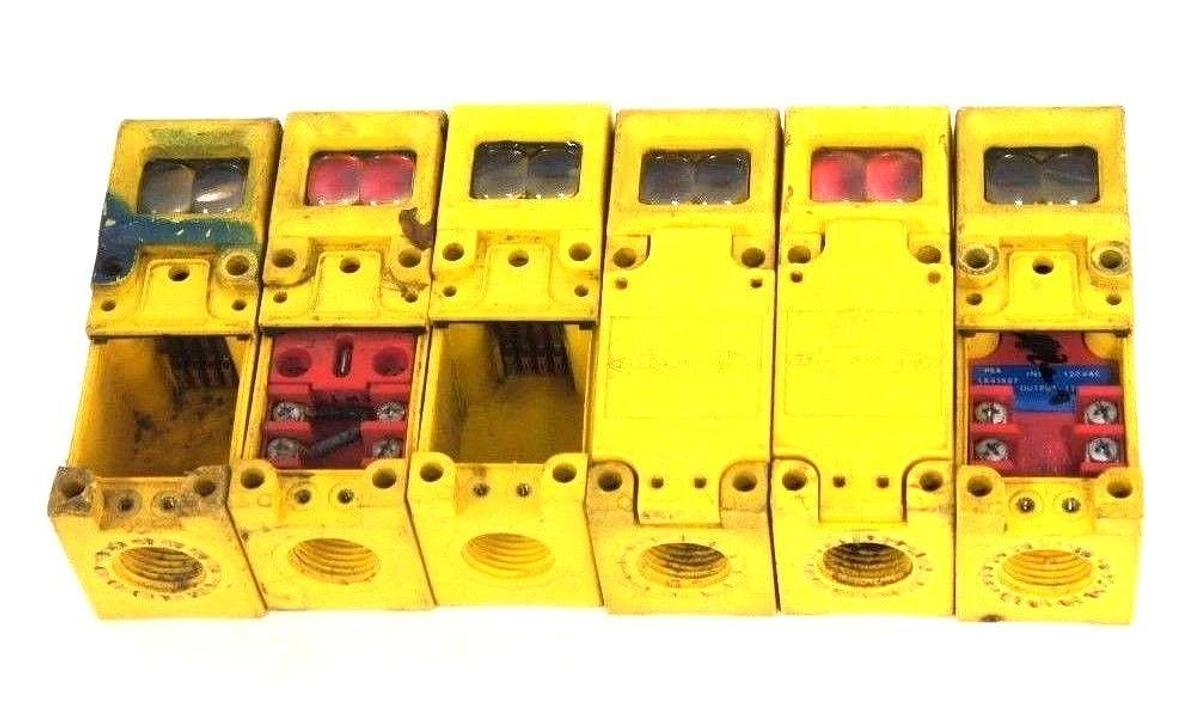 Used LOT OF 6 BANNER DX1 SCANNER BLOCK MULTI-BEAM