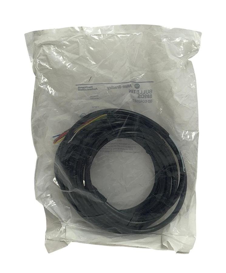 Used ALLEN BRADLEY 889DS-F8AB-5 /B BULLETIN 889DS QD CORDSET DC MICRO 5M 8-PIN NSFS