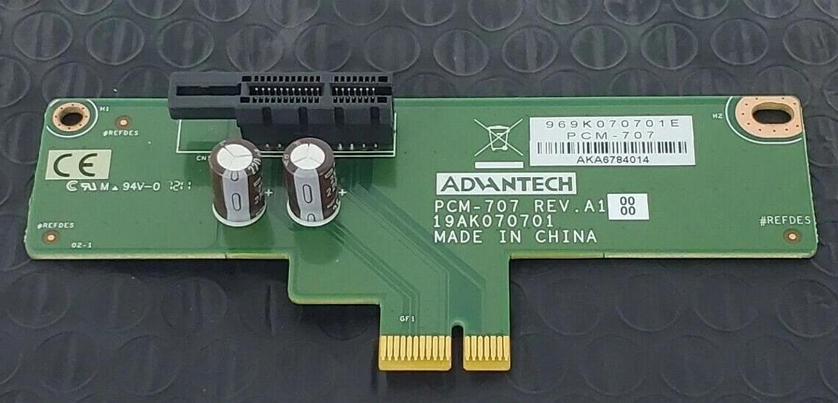 Used NEW ADVANTECH PCM-707 REV. A1 EXPANSION CARD 19AK070701 969K070701E