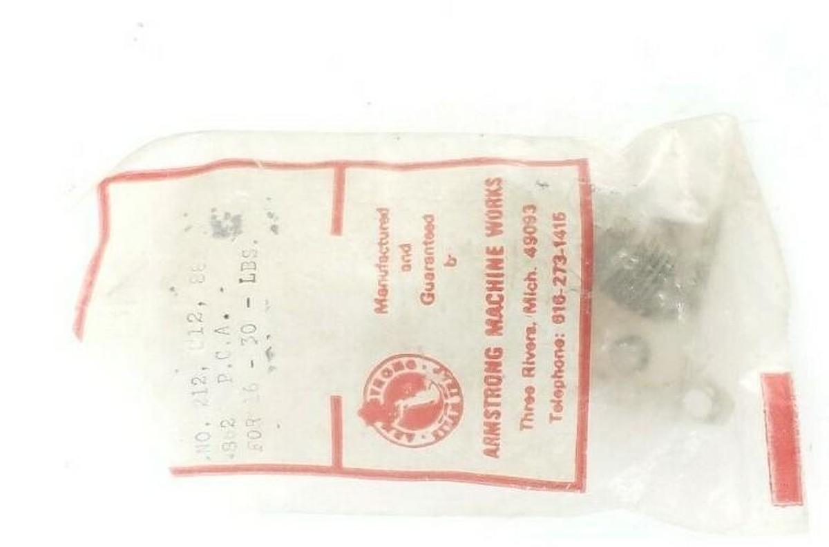 Used NEW ARMSTRONG NO. 212, 812, 882, 862 P.C.A. BRACKET KIT, FOR 16-30LBS, 1/4"