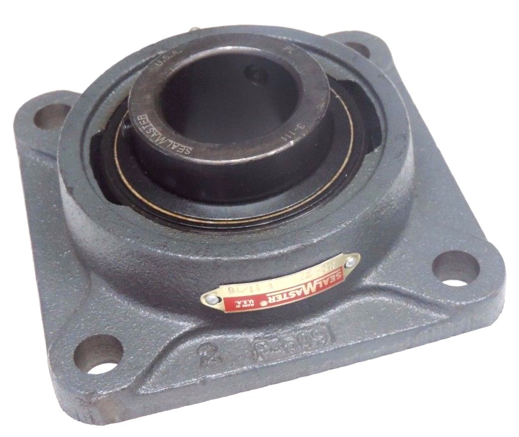 Used NIB SEALMASTER MSF-27 BALL BEARING FLANGE 4BOLT 1-11/16INCH BORE, MSF27