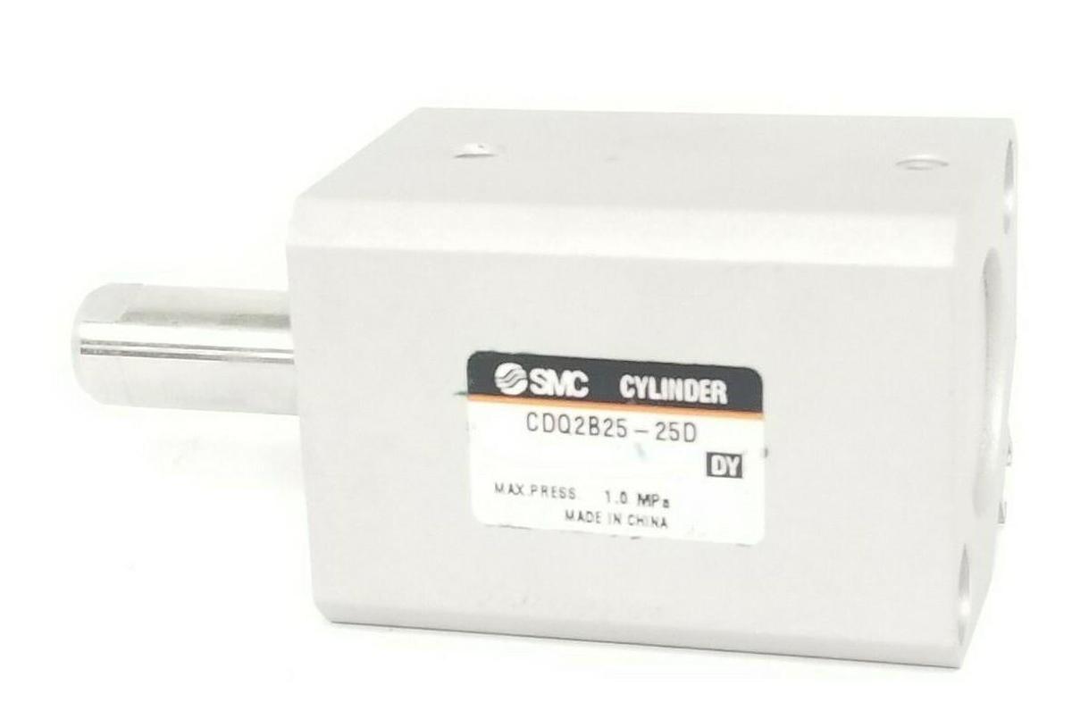 Used SMC CDQ2B25-25D CYLINDER CDQ2B2525D, MAX PRESS: 1.0 MPa