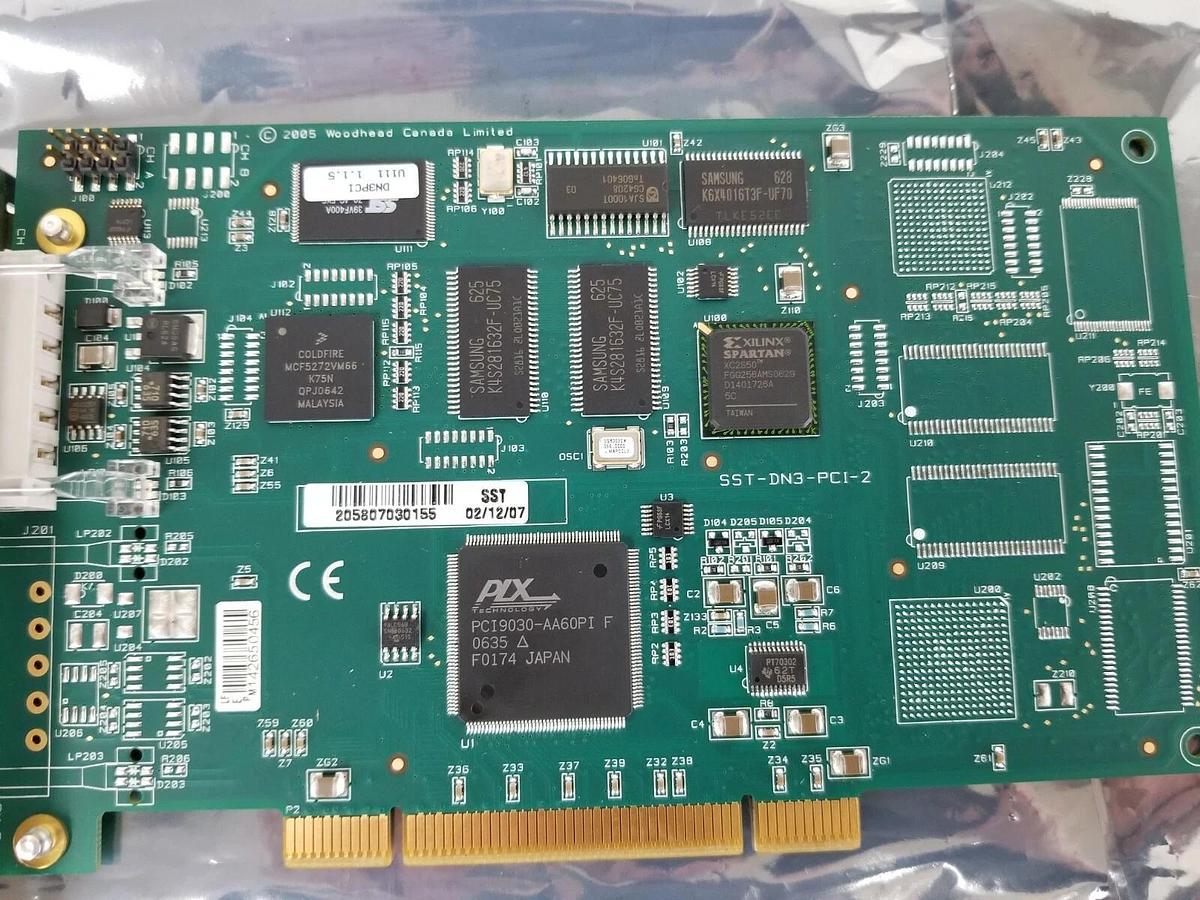 Used NIB WOODHEAD / ABB SST-DN3-PCI-2 INTERFACE CARD DSQC-658 3HAC-025779-001