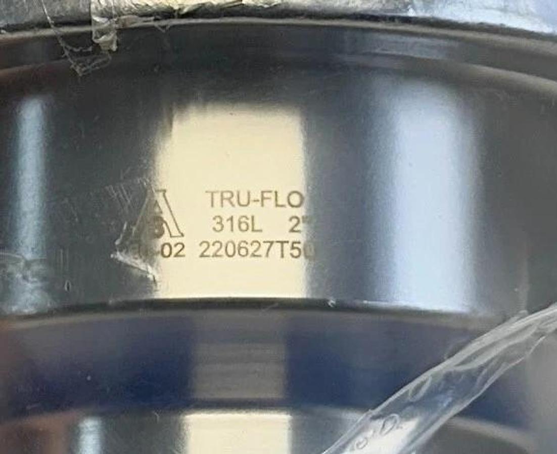 QSM TRU-FLOW 220627T50 58-02 316L 2'' BUTTERFLY VALVE 3A STAINLESS NSNP