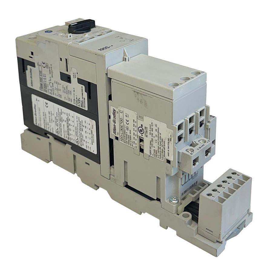 Used ALLEN BRADLEY 190S-ENEJ3-FC32C /B COMPACT COMB STARTER W/ BREAKER 23-32A USNP