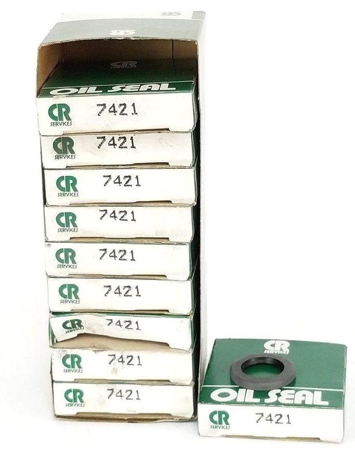 Used LOT OF 10 NIB CHICAGO RAWHIDE 7421 OIL SEALS