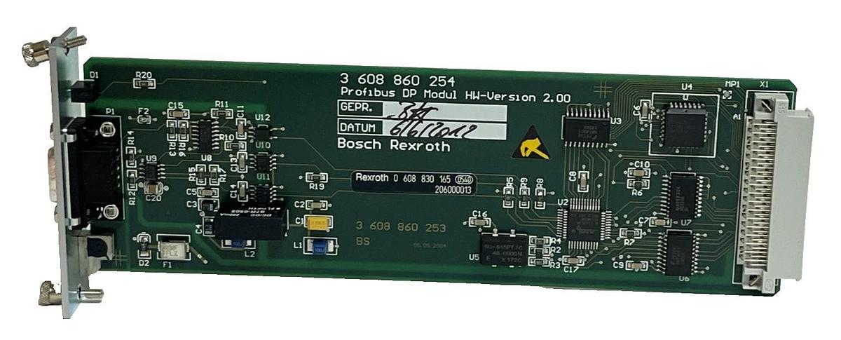 Bosch Rexroth 3-608-860-254 / 0-608-830-165 SMpdp Profibus DP Module