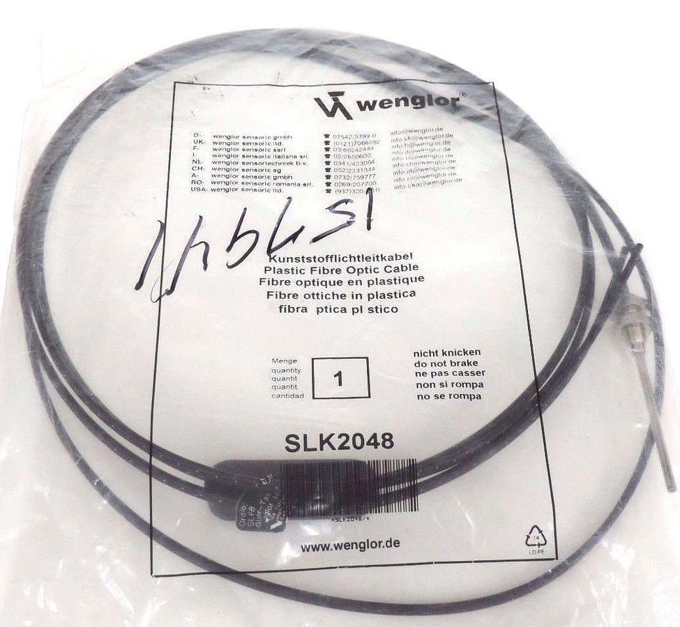 Used NEW WENGLOR SLK2048 FIBER OPTIC CABLE
