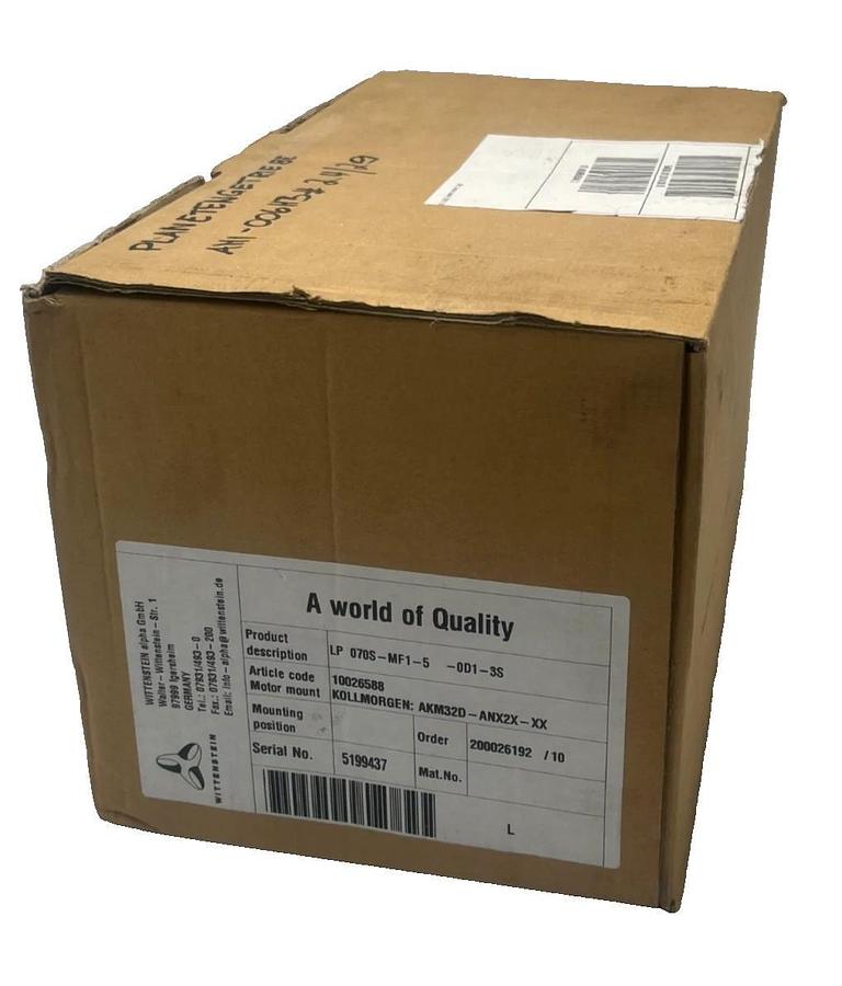 WITTENSTEIN Alpha LP070S-MF1-5-0D1-3S Planetary Gearbox 5:1 Head 10026588 NSMP