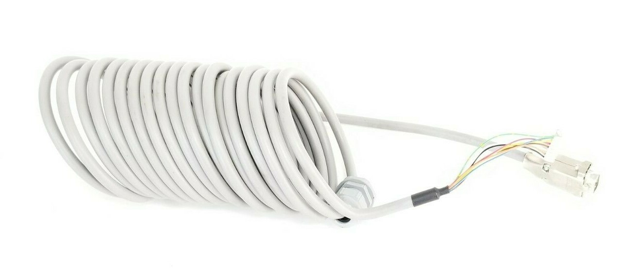 Used GENERIC AMPHENOL OMRON 9-PIN / 8-WIRE CONNECTOR CABLE PG 13,5