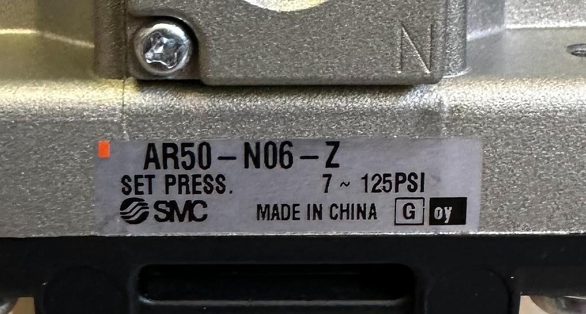 Used NEW SMC AR50-N06BG-Z / AR50N06BGZ AR MASS PRO REGULATOR W/ GAUGE AR50-N06-Z