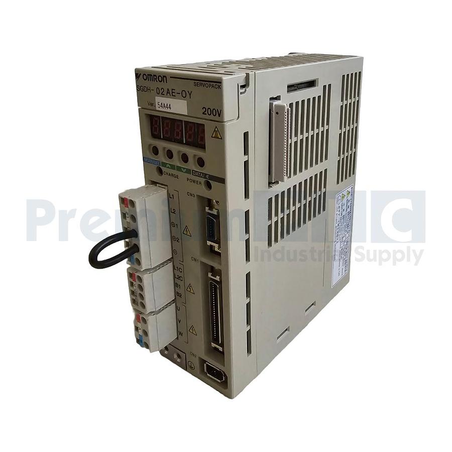 Used PARTS OMRON YASKAWA SGDH-02AE-OY SIGMA-II SERVOPACK AC SERVO DRIVE SGDH-02AE-0Y