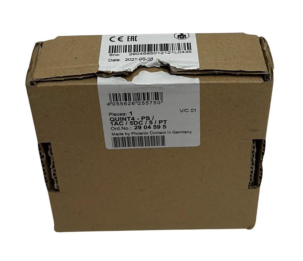 PHOENIX CONTACT QUINT4-PS/1AC/5DC/5/PT / 2904595 QUINT POWER SUPPLY 5V OUT NSMP