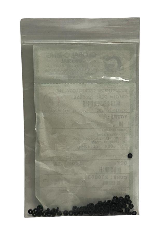 Used 100 GLOBAL O-RING AND SEAL E70003 / 9557K113 EPDM O-RINGS BLACK 1.42mm ID NSMP