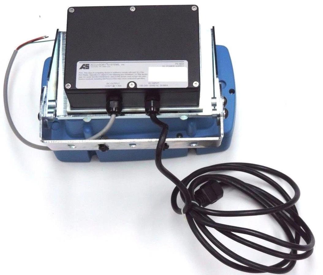 Used ACCU-SORT AXIOM 400 HIGH SPEED BAR CODE SCANNER W/ PS-4024 POWER SUPPLY