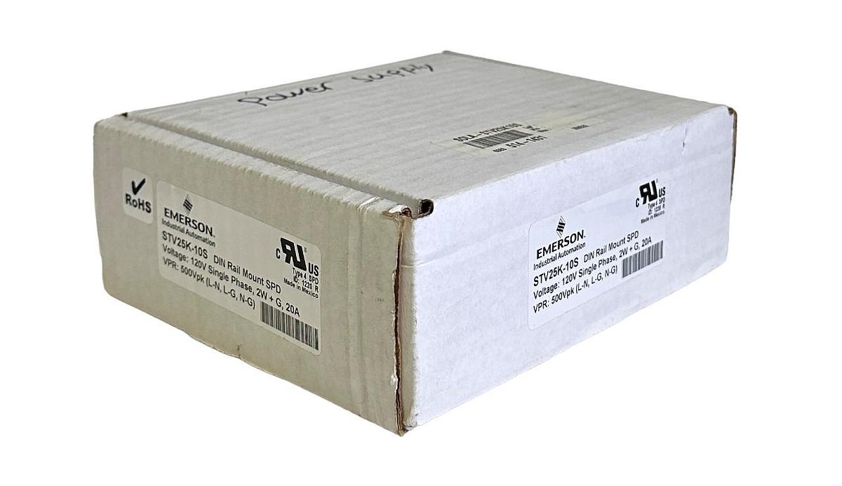 NEW EMERSON SOLA STV25K-10S / STV25K10S SURGE SUPPRESSOR STV 25K SERIES 120V 20A