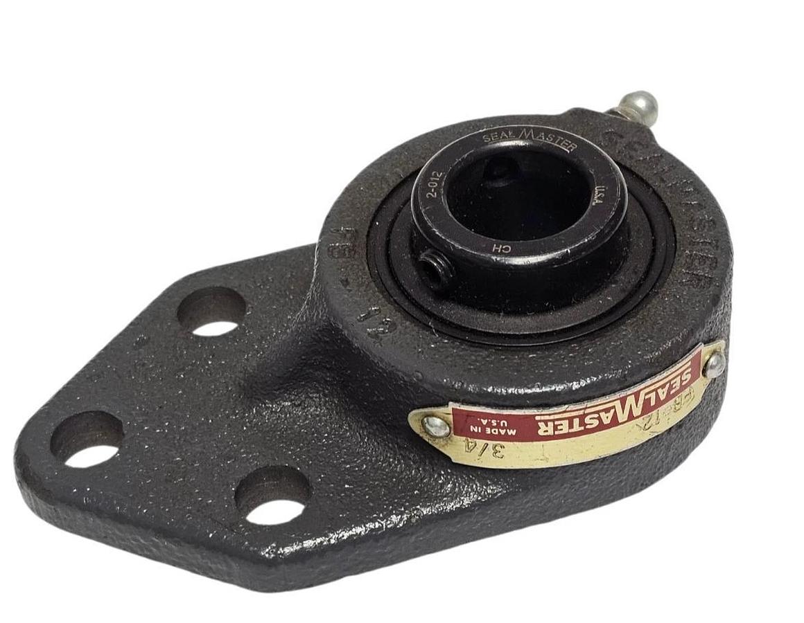 NEW SEALMASTER FB-12 FLANGE MOUNT BALL BEARING 3/4'' FB12 3-BOLT