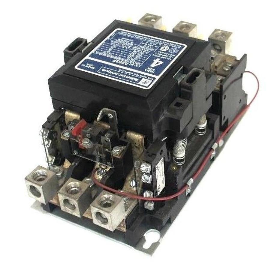 Used TELEMECANIQUE A203F MOTOR STARTER NEMA SIZE 4, 600V MAX, 100HP MAX, 120V COIL