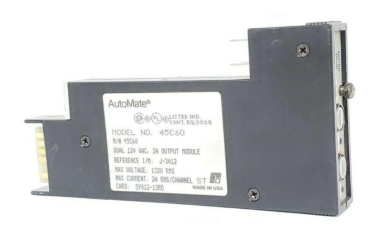Used RELIANCE ELECTRIC 45C60 AUTOMATE PROGRAMMABLE CONTROLLER OUTPUT MODULE