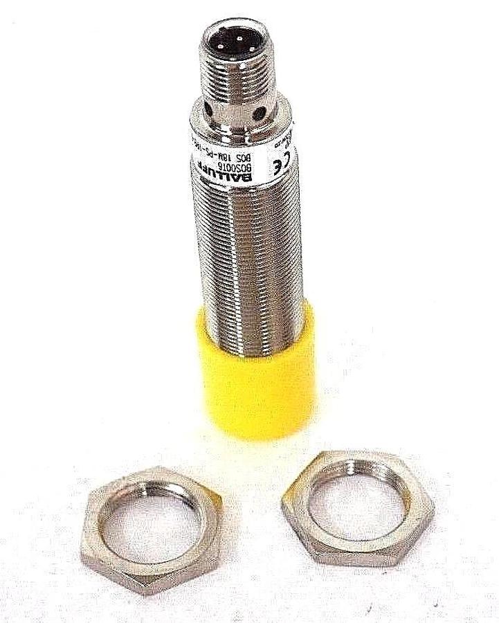 Used NEW BALLUFF BOS00T6 SENSOR BOS-18M-PS-1RB-E5-C-S4, 10-30V DC, 200mA