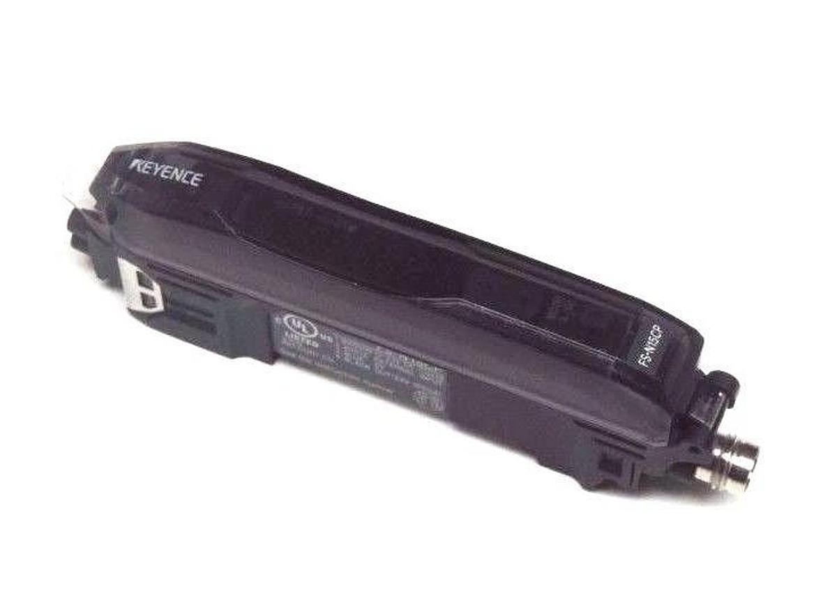Used KEYENCE FS-N15CP DIGITAL FIBER OPTIC AMPLIFIER FSN15CP