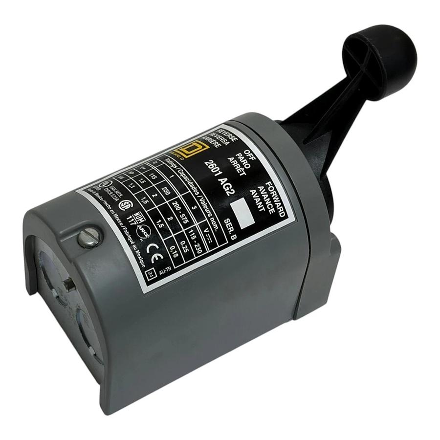 Square D 2601AG2 Reversing Drum Switch Series B NEMA 1 600VAC 2HP NEW SURPLUS