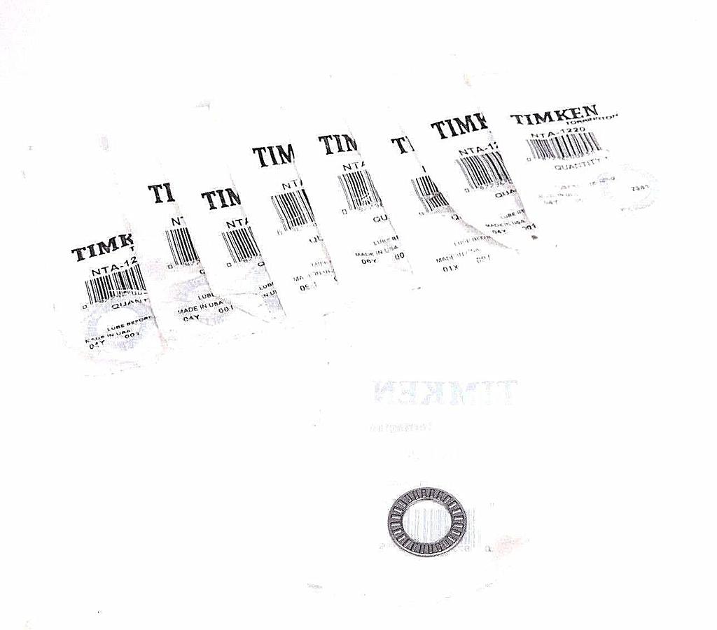 LOT OF 9 NEW TIMEKEN TORRINGTON NTA-1220 NEEDLE THRUST BEARINGS