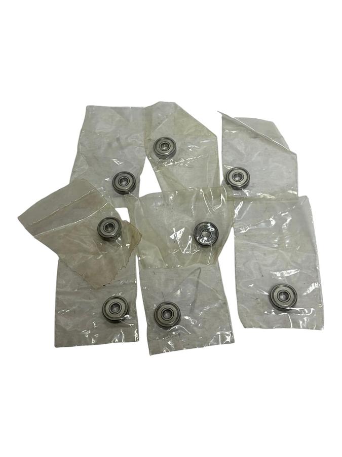 Used Lot of 8 McMaster BRNG-472 625-2Z Stainless Steel 5mm ID Shielded Ball Bearings
