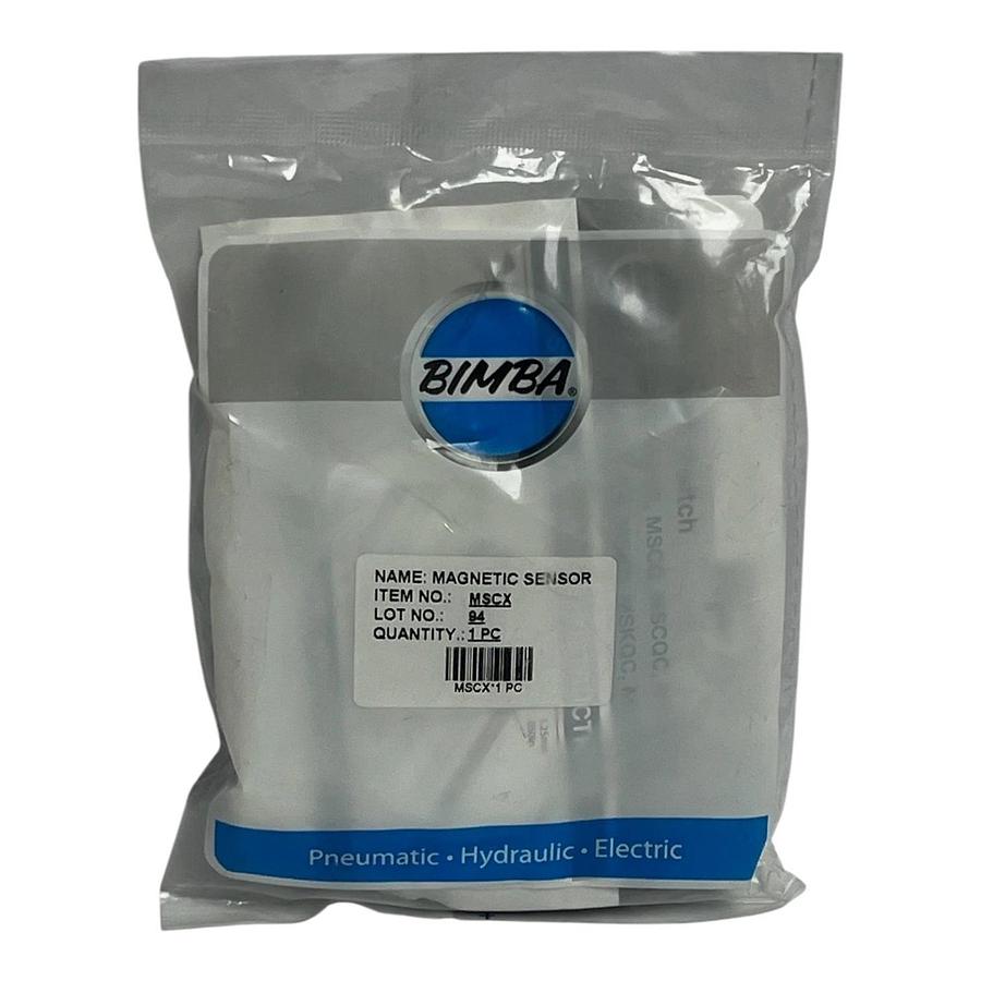 Used Bimba MSCX Solid State Magnetic Sensor PNP 30VDC 3.6m Lead - New Sealed Bag