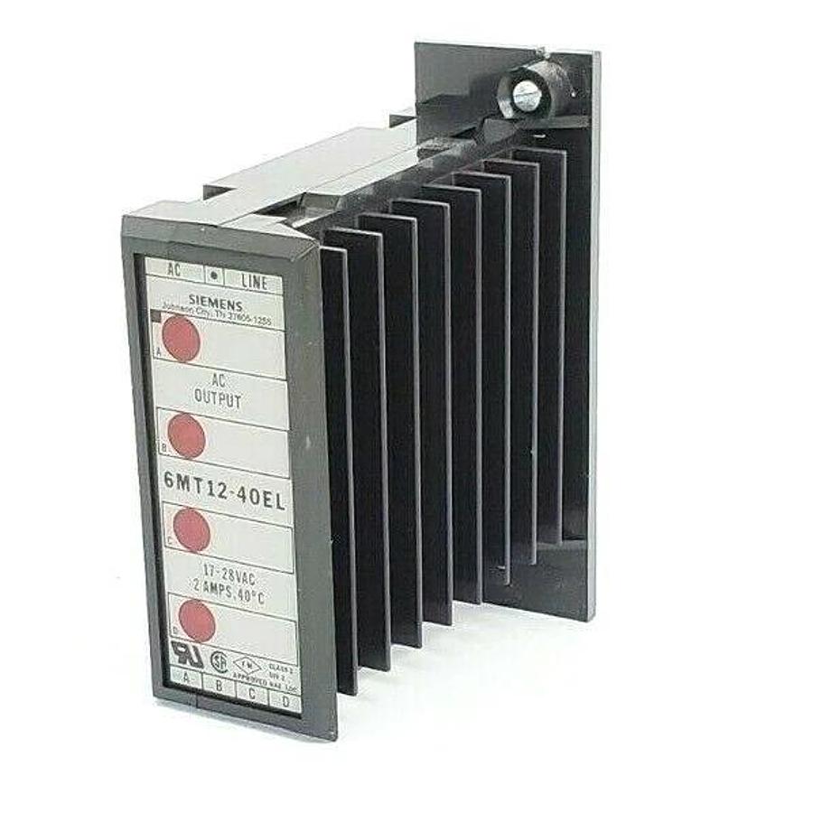 Used NEW SIEMENS 6MT12-40EL OUTPUT MODULE 6MT1240EL