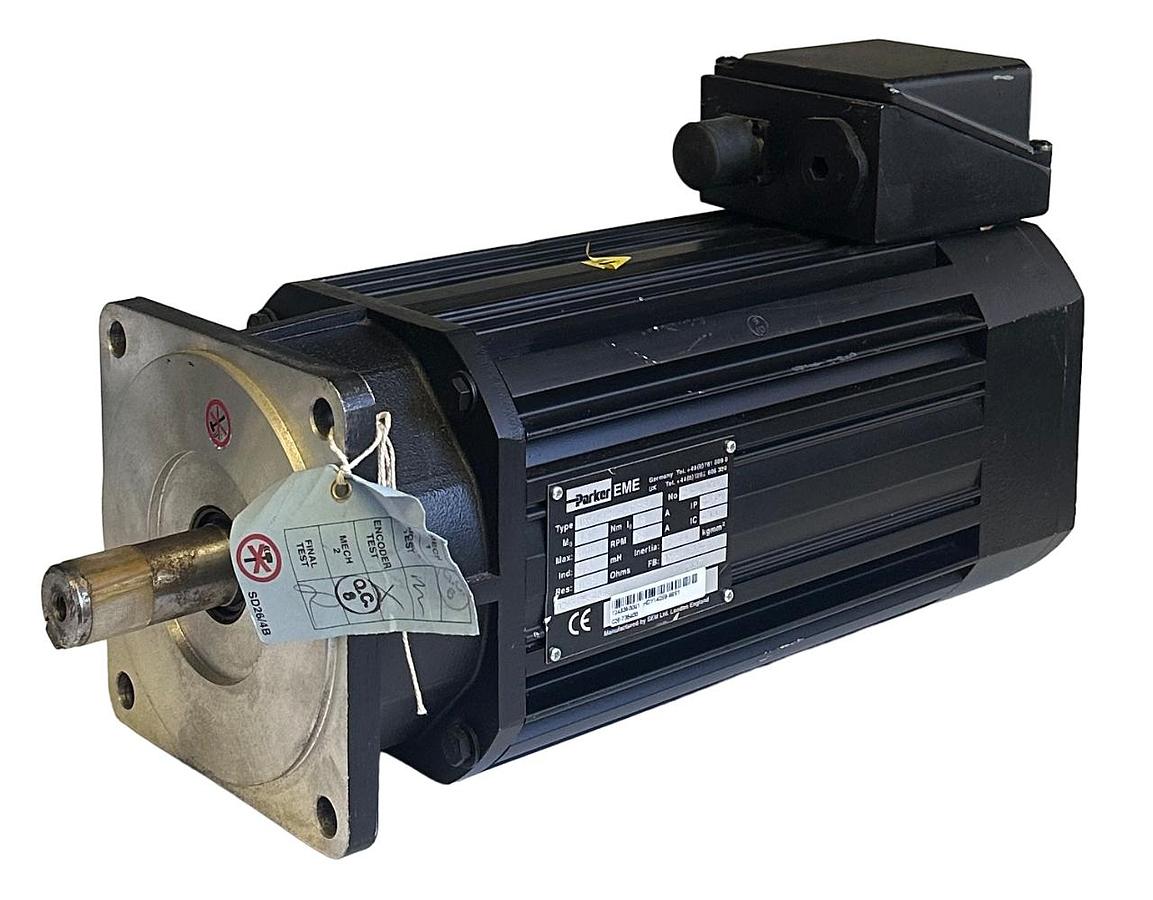 Used NEW PARKER EME HDY142E6-88S1 SERVO MOTOR NO 72040-0001 / 026-735400 / 7243360001