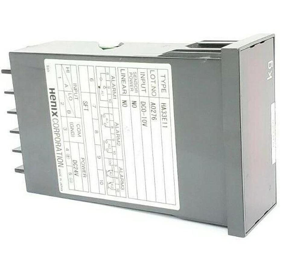 Used HENIX CORP. HA33E11 TEMPERATURE CONTROLLER INPUT: DC0-10V
