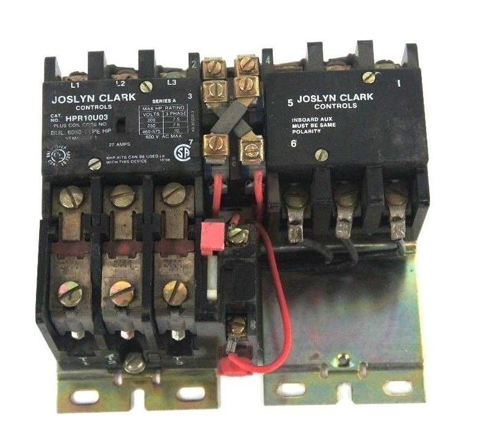 Used JOSLYN CLARK CONTROLS HPR10U03 STARTER, SERIES A