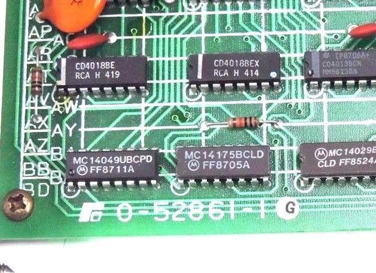 Used RELIANCE ELECTRIC 0-52861-1 DCGB BOARD, 802286-82A, 0528611