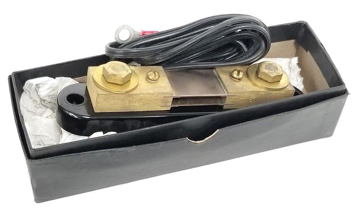 Used NEW SIMPSON ELECTRIC CO. 50-MV PORTABLE ELECTRICAL SHUNT 0-50mV 0-25ADC 50MV