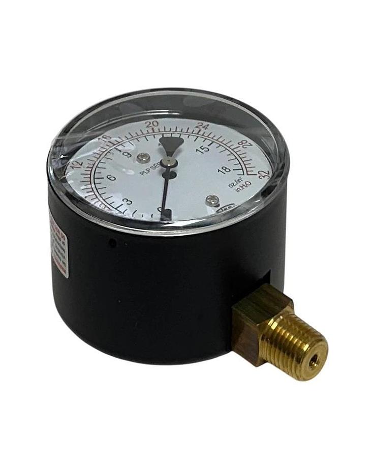 2 WINTERS PLP301 OEM PRESSURE GAUGES 2.5'' FACE 1/4'' NPT BTM 0-32 H2O/OZ NSMP