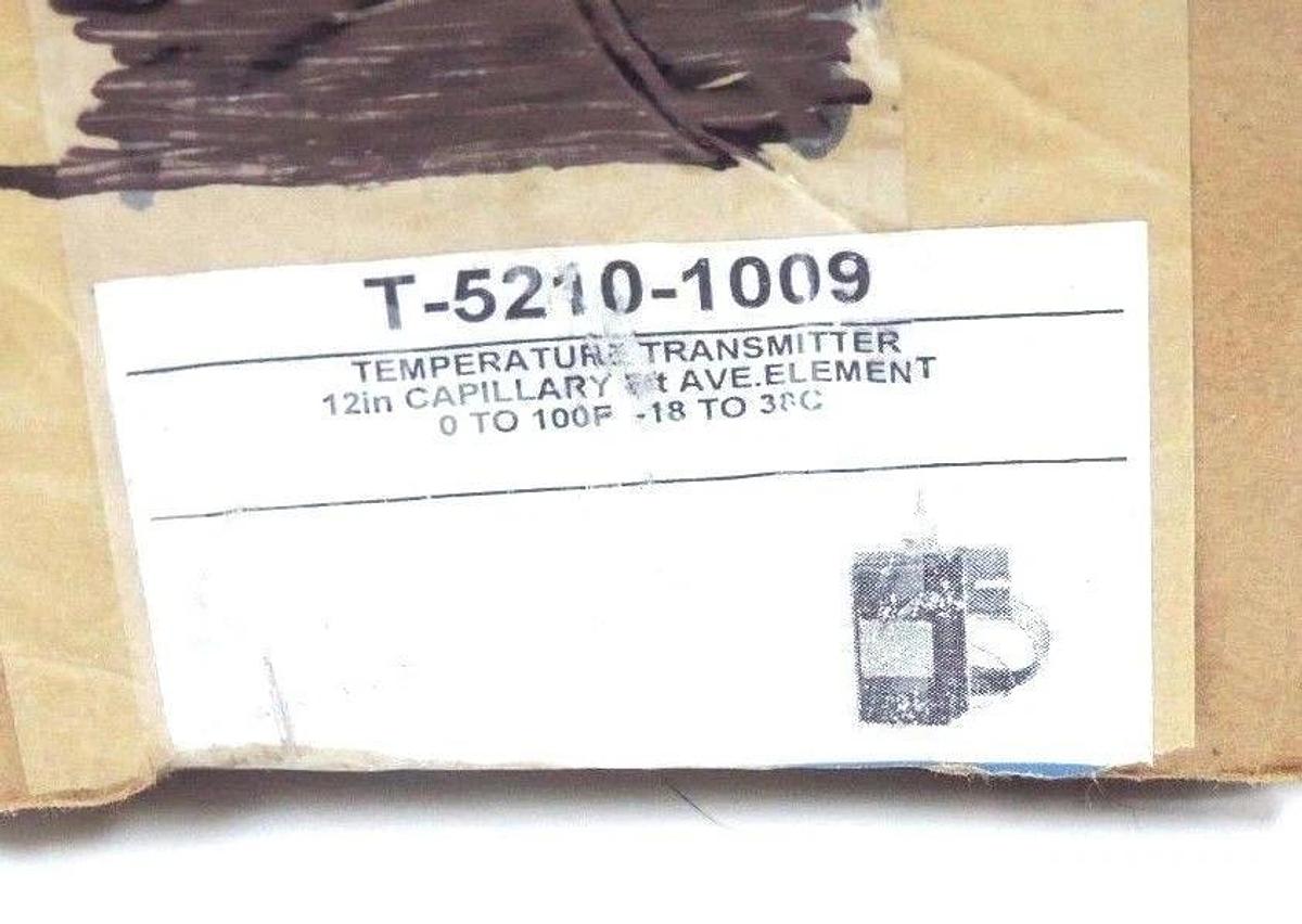 Used REPAIRED JOHNSON CONTROLS T-5210-1009 TEMP. TRANSMITTER 0/100 DEG. F., T52101009