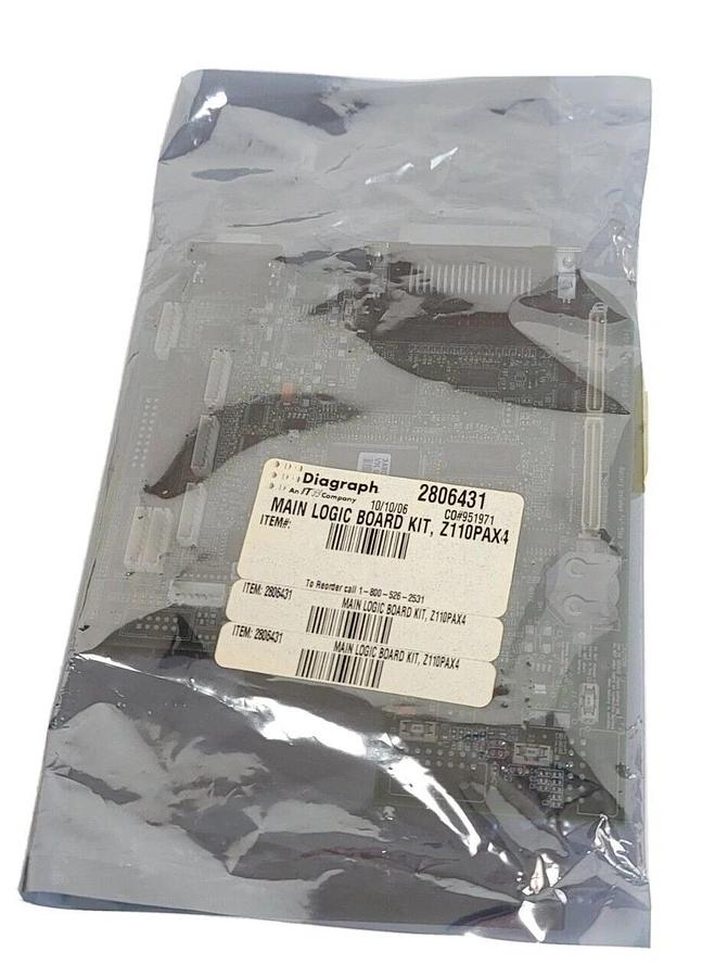 Used NEW ZEBRA 34901-040 REV. G MAIN LOGIC BOARD KIT Z110PAX4