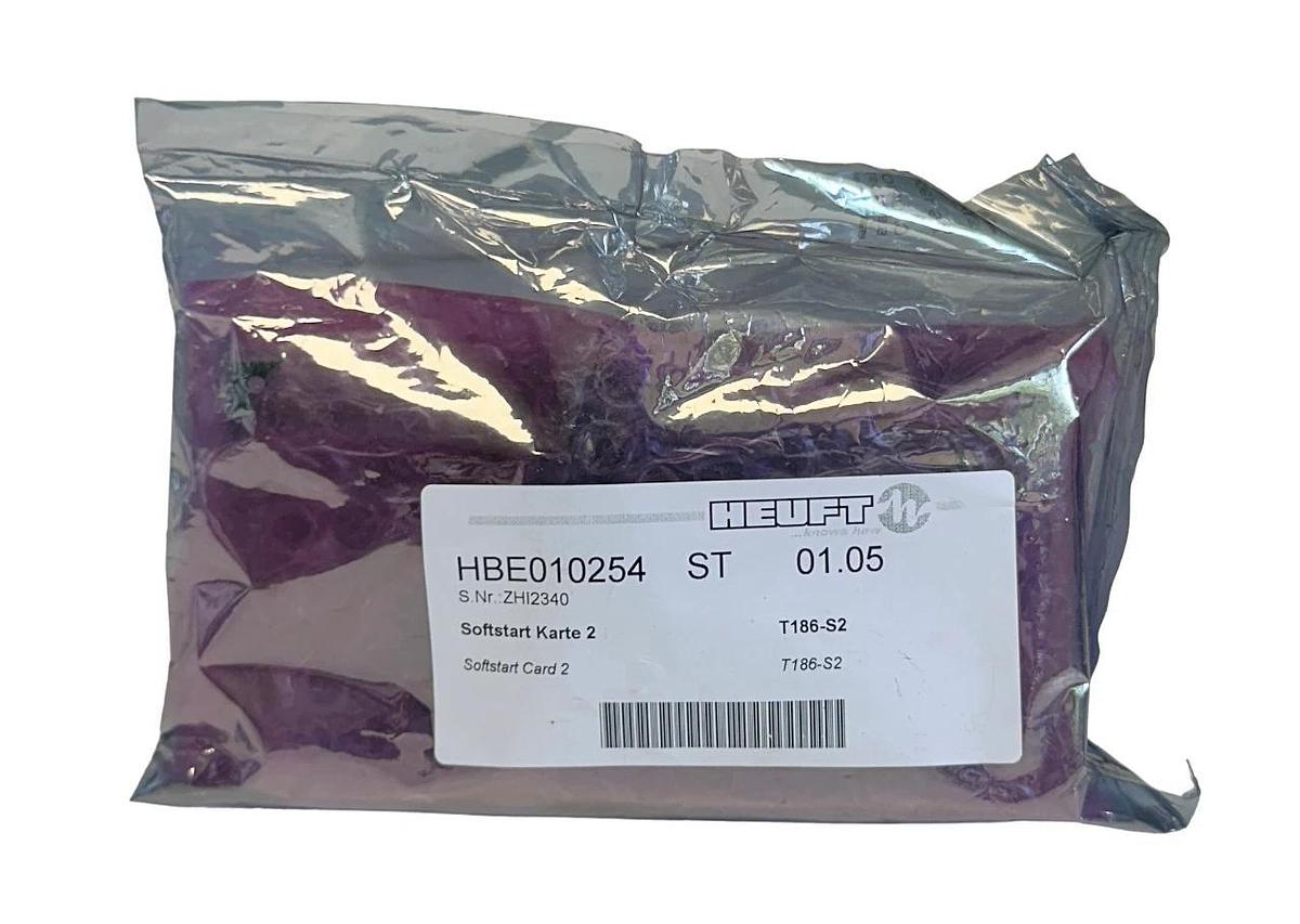 Used NEW SEALED HEUFT HBE010254 ST 01.05 SOFT START CARD 2 T186-S2 OEM NSFS