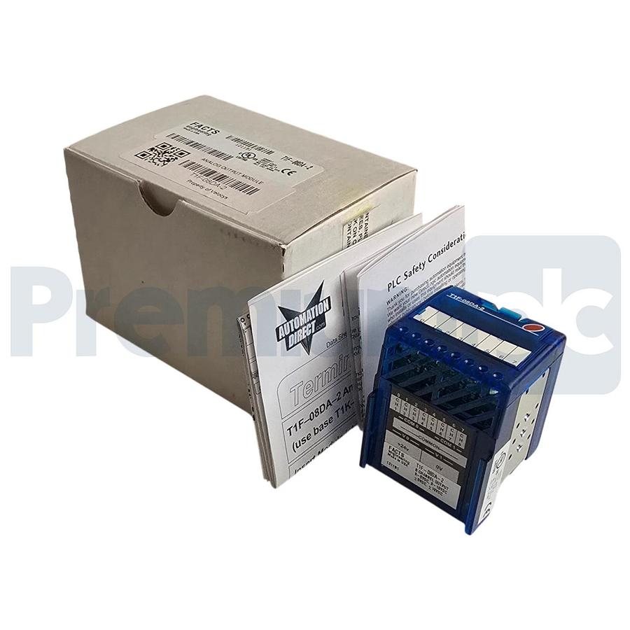 FACTS ENGINEERING T1F-08DA-2 TERMINATOR 8-CH ANALOG OUTPUT MODULE 24VDC NSMP