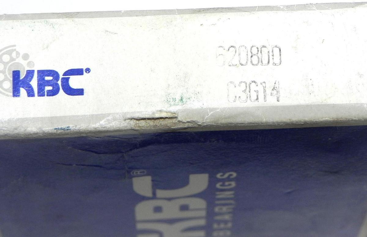 LOT OF 2 NIB KBC 6208DD BEARINGS
