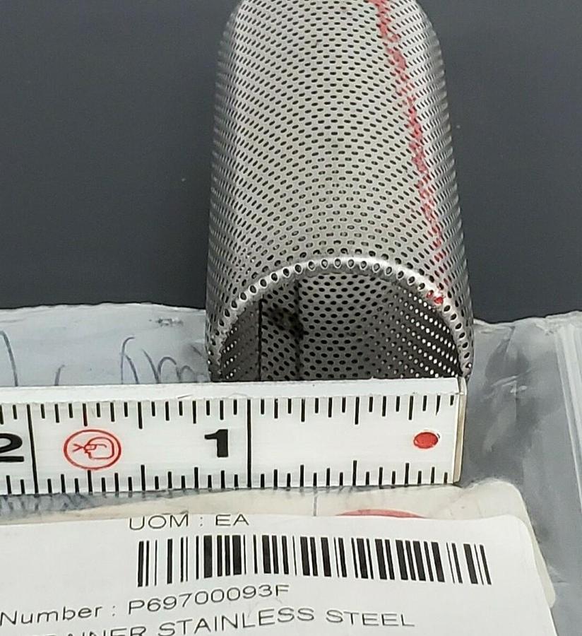 Used NEW GENERIC P69700093F STAINLESS STEEL SCREEN STRAINER