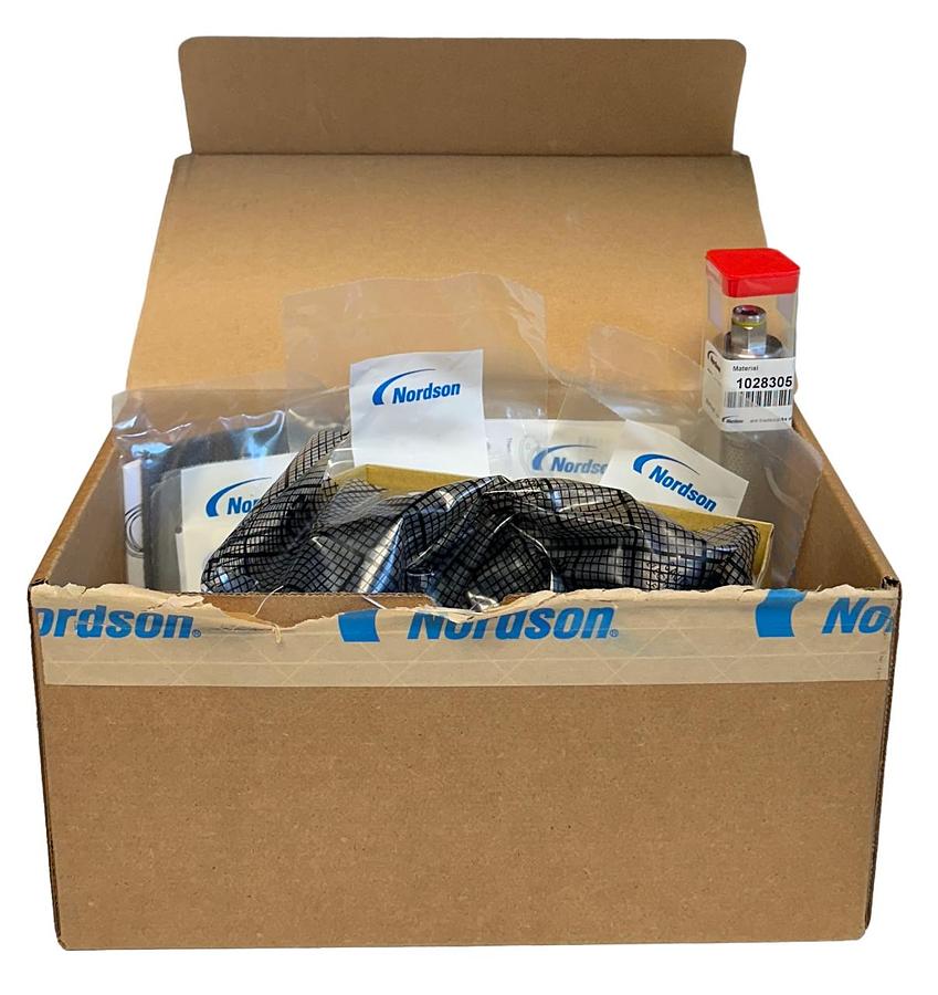 Used NEW NORDSON 1028332 OEM BASIC SPARE PARTS KIT HOSE / GUN MODULE 1028328 NSMP
