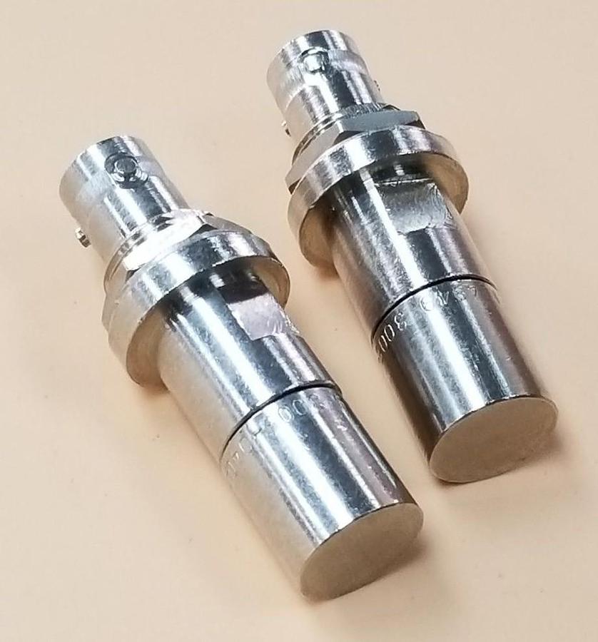Used LOT OF 2 NEW TROMPETER TEI-14949-3005-0404-1-150 COAXIAL CONNECTORS