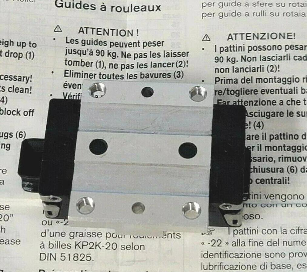 Used NIB REXROTH BOSCH R163111424 BALL RUNNER BLOCK 1631-114-20