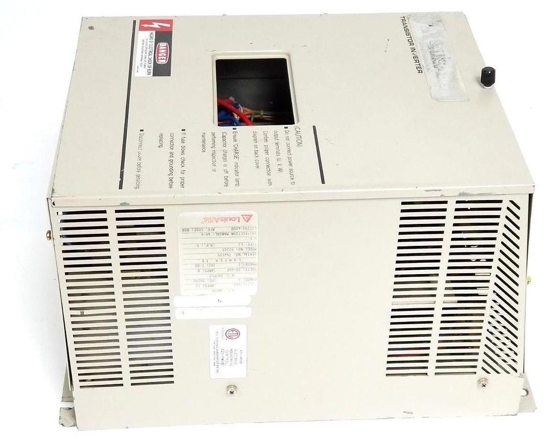 Used LOUIS ALLIS ESP-130 TRANSISTOR INVERTER DRIVE 92285 TYPE: L1 5HP (INCOMPLETE)