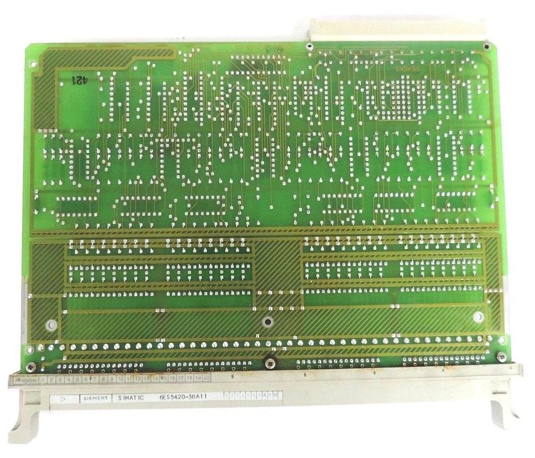 Used SIEMENS C79040-A92-C192-1-87 PC BOARD ASSEMBLY 32WAY, 6ES5420-3BA11