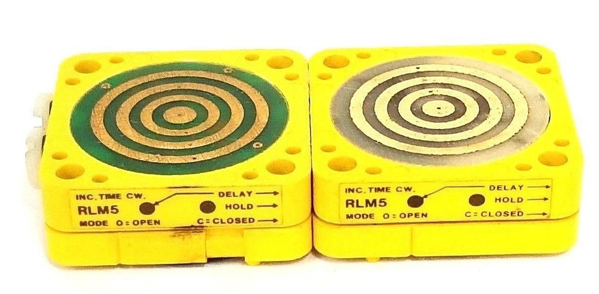 Used LOT OF 2 BANNER RLM8 MAXI-BEAM: LOGIC MODULES 15 SEC. MAX